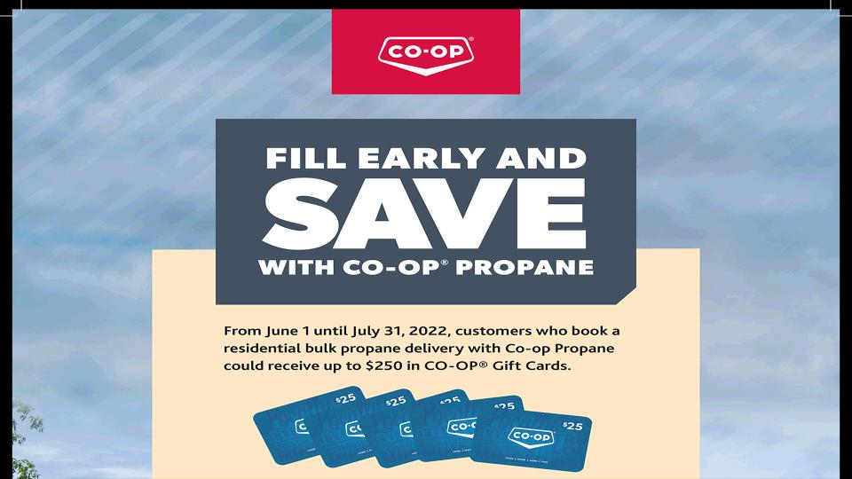 Propane Early Fill Meadow Lake Coop